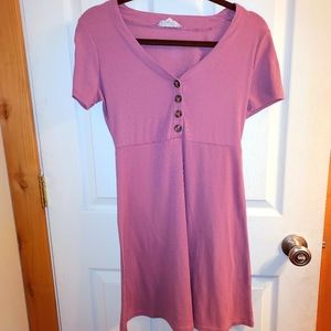 A simple pink dress, size large